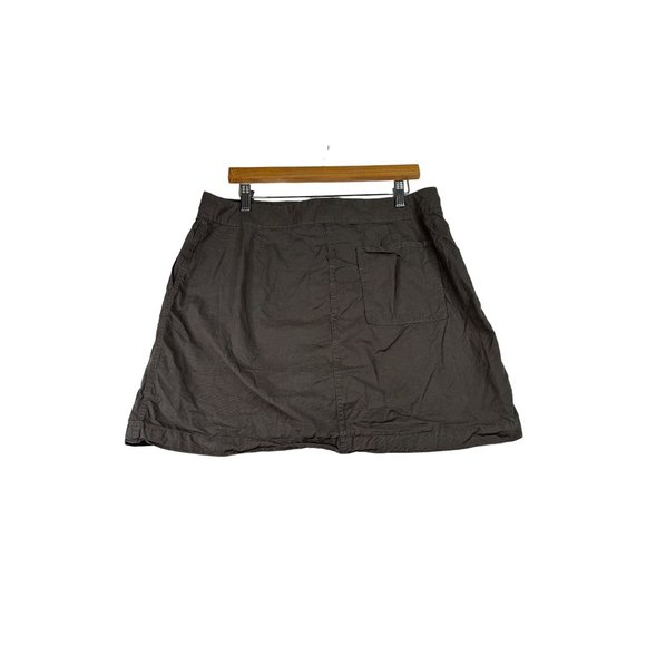 Theory‎ Cotton Skirt sz 12 Brown - Picture 4 of 6